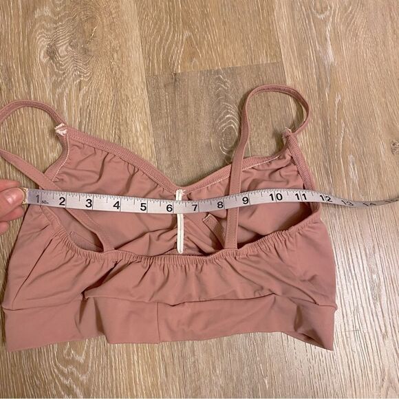 Kelle dance costume mauve pink 3 piece sheer mesh tunic dress shorts top MA - Picture 7 of 12